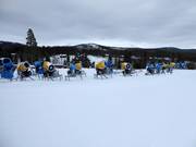Canons à neige performants dans le domaine skiable de Funäsdalsberget