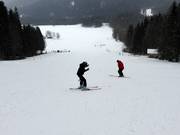 Pistes plus exigeantes au téléski Muli 2