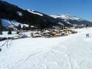Vue sur les hébergements à Aschau