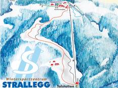 Plan des pistes Almblicklifte – Strallegg