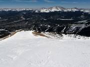Descente la plus haute depuis le sommet le long de l'Imperial Bowl