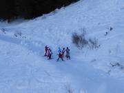 Cours de ski avec initiation à la sécurité avalanche