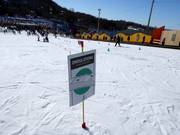 Piste d'entraînement avec tapis roulant
