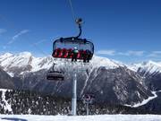 Steinermandlbahn - 6 places | Télésiège rapide (débrayable) avec capots de protection et sièges chauffants