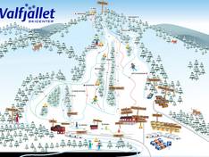 Plan des pistes Valfjället