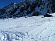 Piste facile au Flühen à Lech