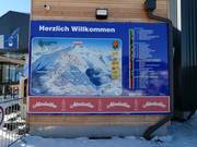 Panneau d'information à la télécabine combinée