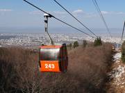 Vue sur Sofia avec ses nombreux hébergements