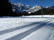 Pistes de ski de fond en dessous du col de Kreuzberg