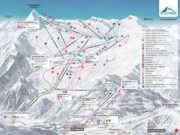 Plan des pistes Kitzsteinhorn/Maiskogel – Kaprun