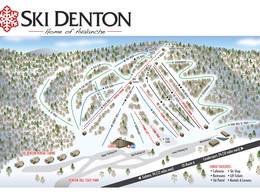 Plan des pistes Denton Hill State Park