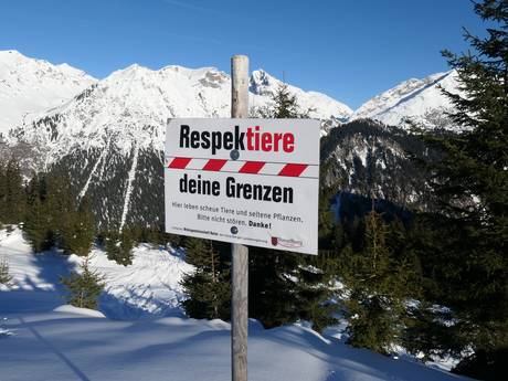 Massif de Lechquellen: Domaines skiables respectueux de l'environnement – Respect de l'environnement Sonnenkopf – Klösterle