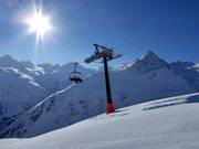 Nouveau télésiège six places Wildes Mannle avec Talleitspitze