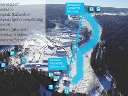 Plan des pistes Fallbachhang – Oberhof