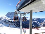 Dantercepies II - 10 places | Télécabine avec sièges chauffants (monocâble à mouvement unidirectionnel)