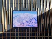 Panneau d'information à la station supérieure de la télécabine