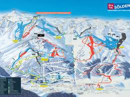 Plan des pistes Sölden