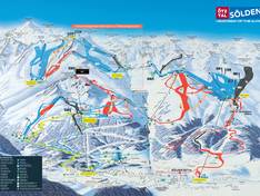 Plan des pistes Sölden
