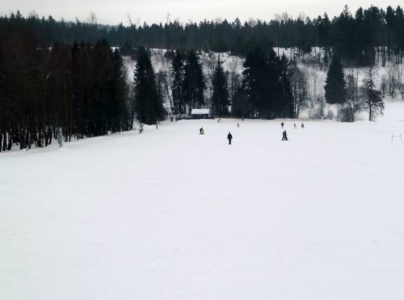 Descente au téléski du Golfplatzlift