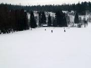 Descente au téléski du Golfplatzlift