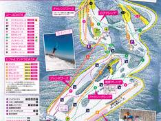 Plan des pistes Zao Eboshi