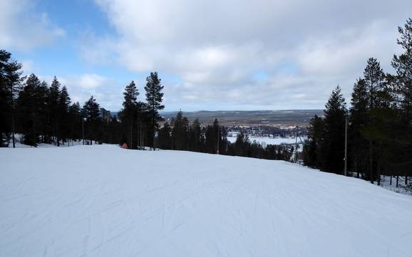 Skier près de Rovaniemi