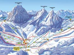 Plan des pistes Brunni – Alpthal