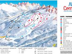 Plan des pistes Alpe Cermis – Cavalese