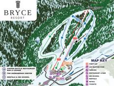 Plan des pistes Bryce Resort