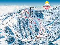 Plan des pistes Lammeralm – Langenwang