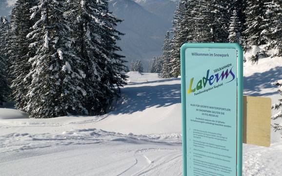 Snowparks Laternsertal (vallée de Laterns) – Snowpark Laterns – Gapfohl