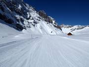 Départ de la piste facile de la vallée au Trübsee