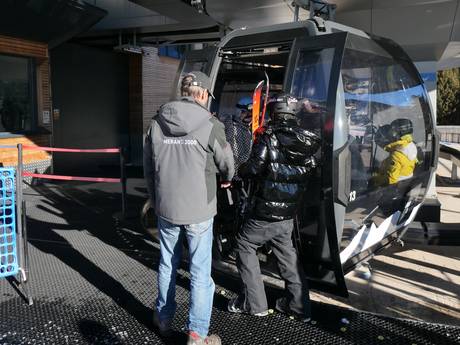 Alpes du Val Sarentino (Sarntaler Alpen): amabilité du personnel dans les domaines skiables – Amabilité Meran 2000 (Merano 2000)