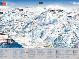Plan des pistes Folgaria/Fiorentini