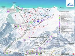 Plan des pistes Kitzsteinhorn/Maiskogel – Kaprun