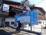 Grand panneau d'information au Schatzbergbahn