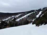 Vue sur les pistes du Northridge et du Canyon Quad