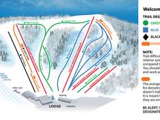 Plan des pistes Seven Oaks