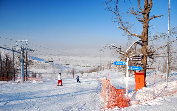 Mongolie: indications de directions sur les domaines skiables – Indications de directions Sky Resort – Ulaanbaatar