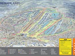 Plan des pistes Berkshire East
