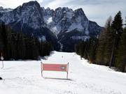 Départ de la piste difficile Vulcano