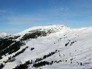 Vue sur le domaine skiable Hochzeiger
