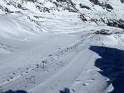 Pistes sur le glacier Eisjochferner