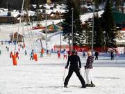 Terrain d’entraînement idéal directement à la station supérieure.