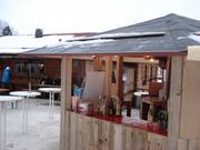 Bar de neige à la station de vallée