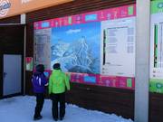 Panneaux d'information à la caisse