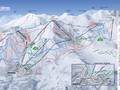 Plan des pistes Orcières Merlette 1850