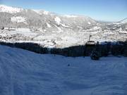 Descente sous la télécabine Wiedhagbahn