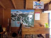 Plan des pistes à la station de vallée Kolašin 1450