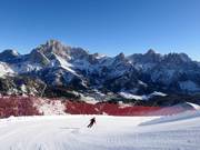 Vue depuis la Cima Tognola vers San Martino di Castrozza
